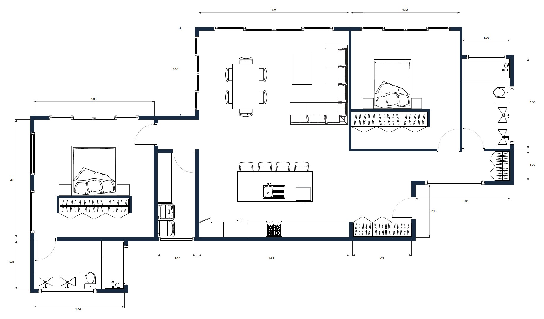 Floor plan · Dimensioned