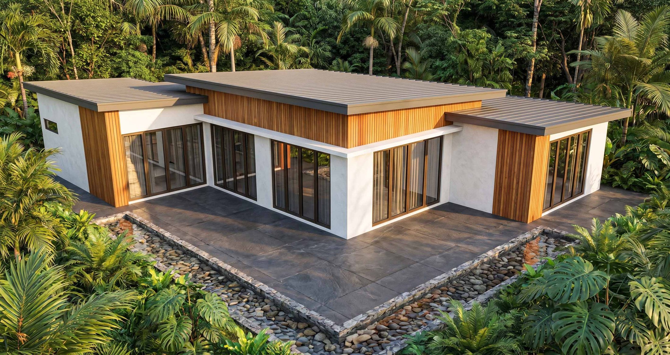 Exterior · Corner elevation