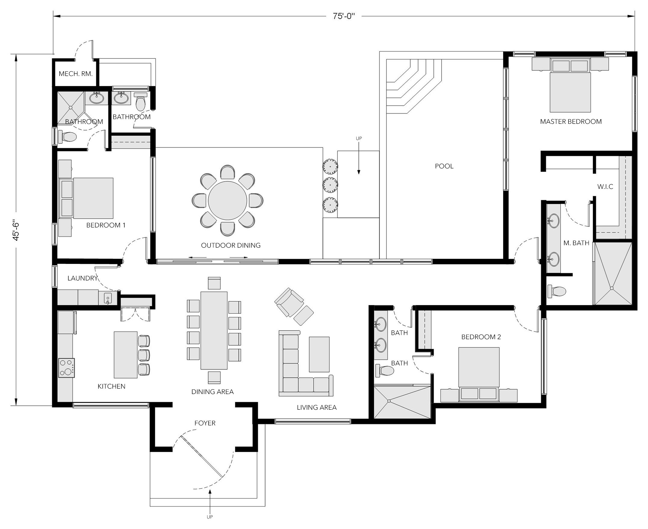 Floor plan · Dimensioned