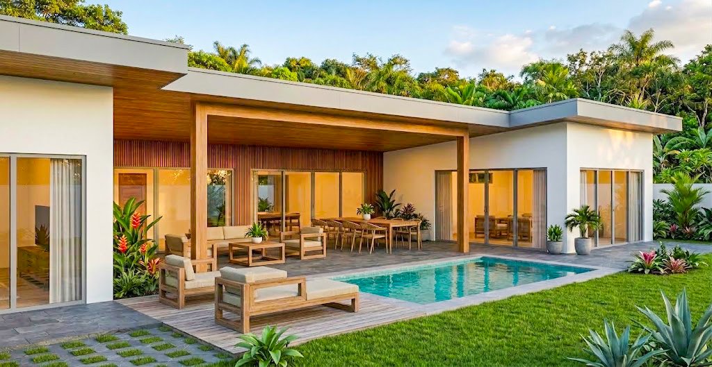 Exterior · Poolside